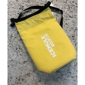Icemule Classic Small 10L Collapsible Waterproof Cooler Yellow Camping Beach